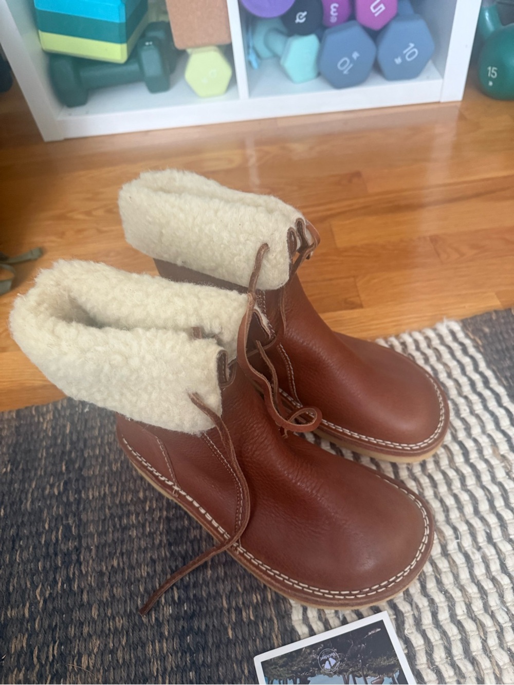 Duckfeet Århus Wool-Lined Leather Boots Nut Brown EU 41 + Box & Care Kit